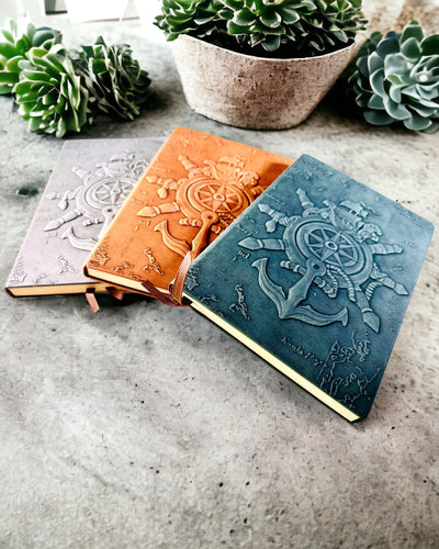 Námořnické zápisníky „Nautica” s možností personalizace gravírováním, jako dárek