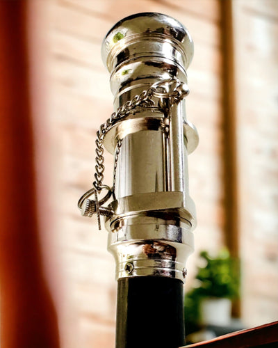 HŮLKA NA CHOZENÍ S DRŽADLEM S FUNKCÍ DALEKOHLEDU – ELEGANTNÍ A MODERNÍ, 95 CM - kapitánský "Navigator's Crest"