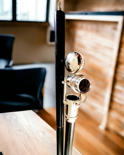 HŮLKA NA CHOZENÍ S DRŽADLEM S FUNKCÍ DALEKOHLEDU – ELEGANTNÍ A MODERNÍ, 95 CM - kapitánský "Navigator's Crest"