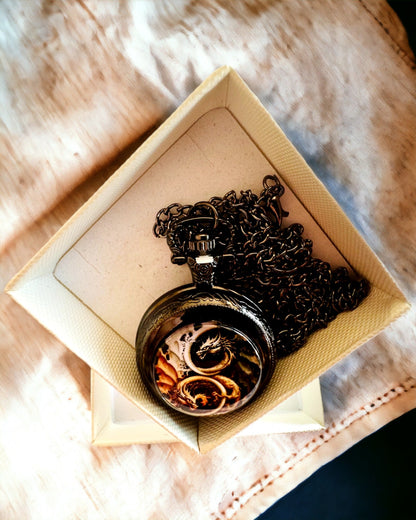 Kapesní hodinky "Dračí aura" s možností personalizace