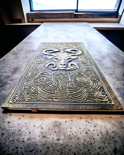 Magický Notes, zápisník "Boski Byk" - Elegantní a Výjimečná Papírnictví, personalizace gravírováním