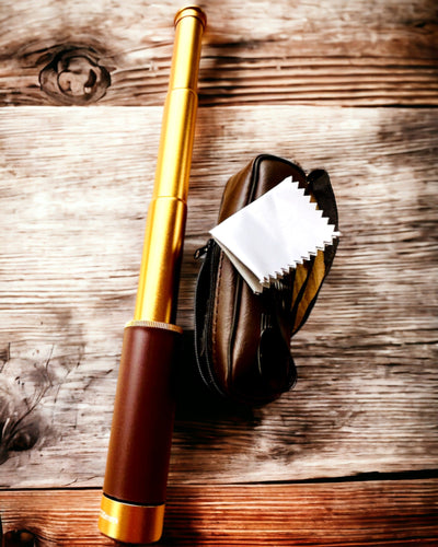 Monokulární Dalekohled „Explorer“ 25×30 – Přenosný, Skládací Ruční Teleskop s Možností Gravírování