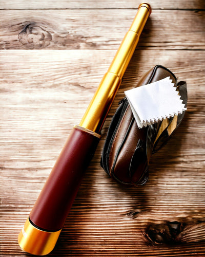 Monokulární Dalekohled „Explorer“ 25×30 – Přenosný, Skládací Ruční Teleskop s Možností Gravírování