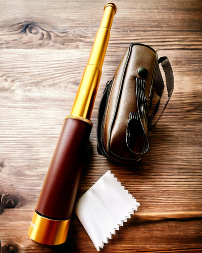 Monokulární Dalekohled „Explorer“ 25×30 – Přenosný, Skládací Ruční Teleskop s Možností Gravírování