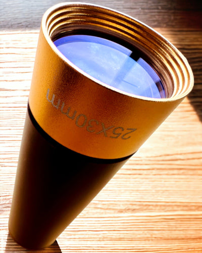 Monokulární Dalekohled „Explorer“ 25×30 – Přenosný, Skládací Ruční Teleskop s Možností Gravírování