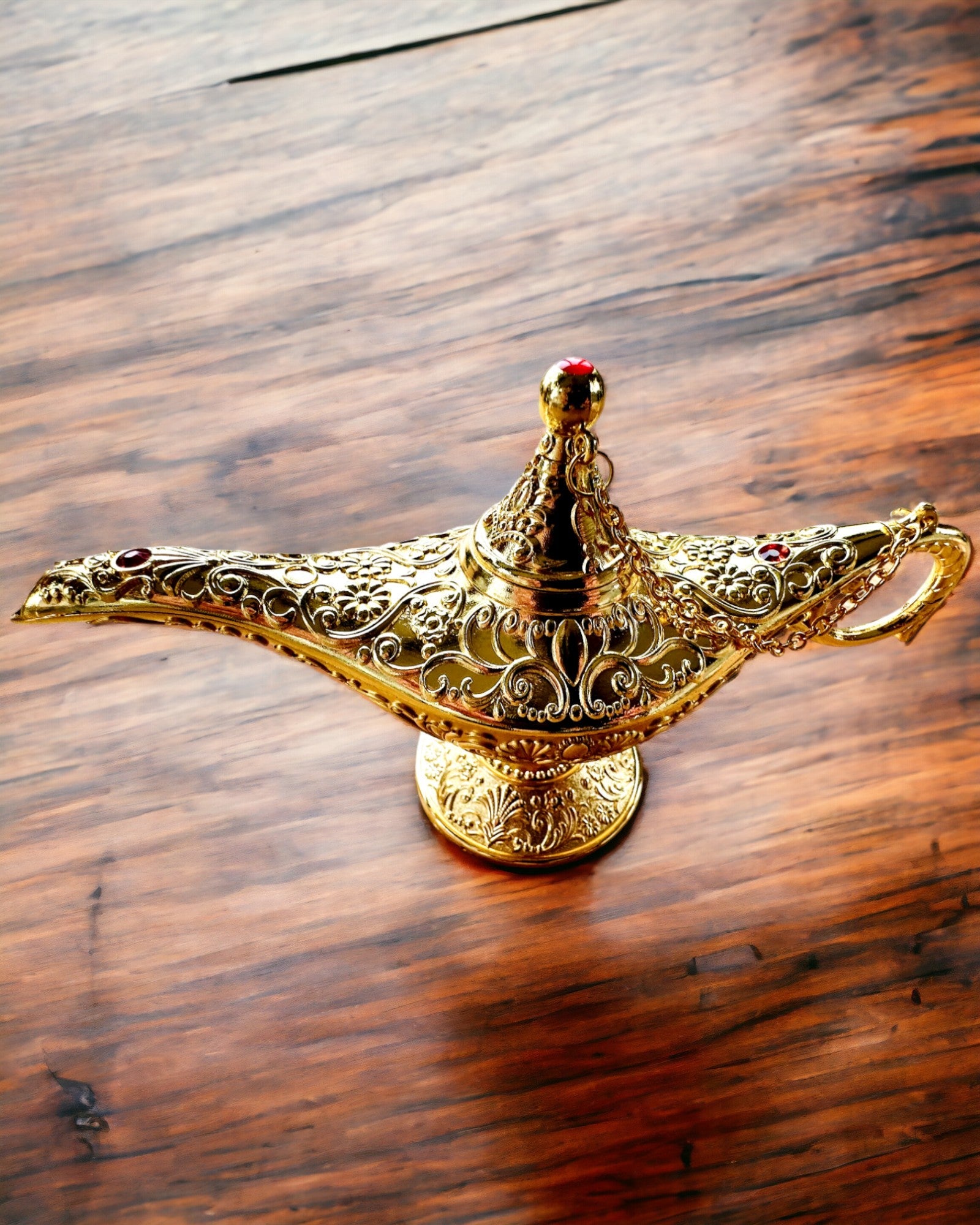 Magická lampa Aladina s možností gravírování - Klasická zlatá varianta, propletená