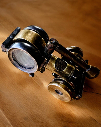 Binocular Nautica - Exkluzivní Vintage Doplněk - Ručně Vyrobené s Možností Gravírování, dekorace do kanceláře, premium