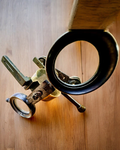 Binocular Nautica - Exkluzivní Vintage Doplněk - Ručně Vyrobené s Možností Gravírování, dekorace do kanceláře, premium