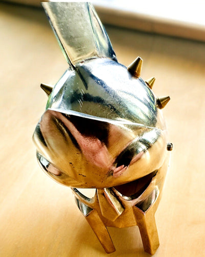 Gladiátorská Rytířská Maska "Sparta" - možnost personalizace gravírováním