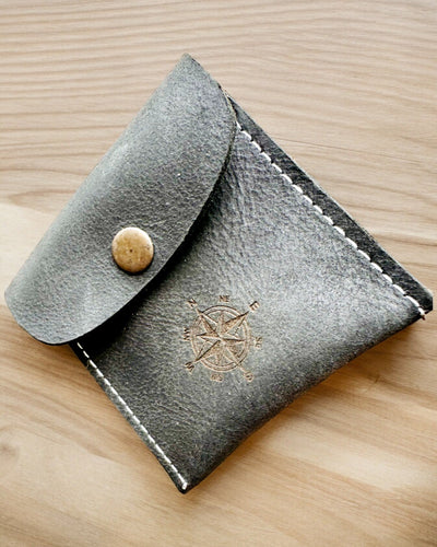 Pouzdro na kapesní hodinky nebo kompas Cestovatel - možnost personalizace gravírováním