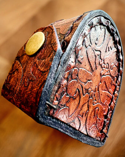 Elegantní pouzdro Maharadži na kapesní hodinky nebo kompas - možnost personalizace gravírováním