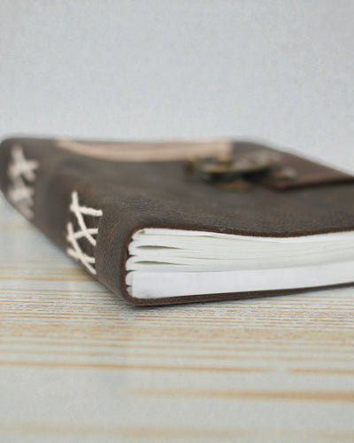 Secretum Anima – Skórzany Notatnik Spowiedź z Zapięciem