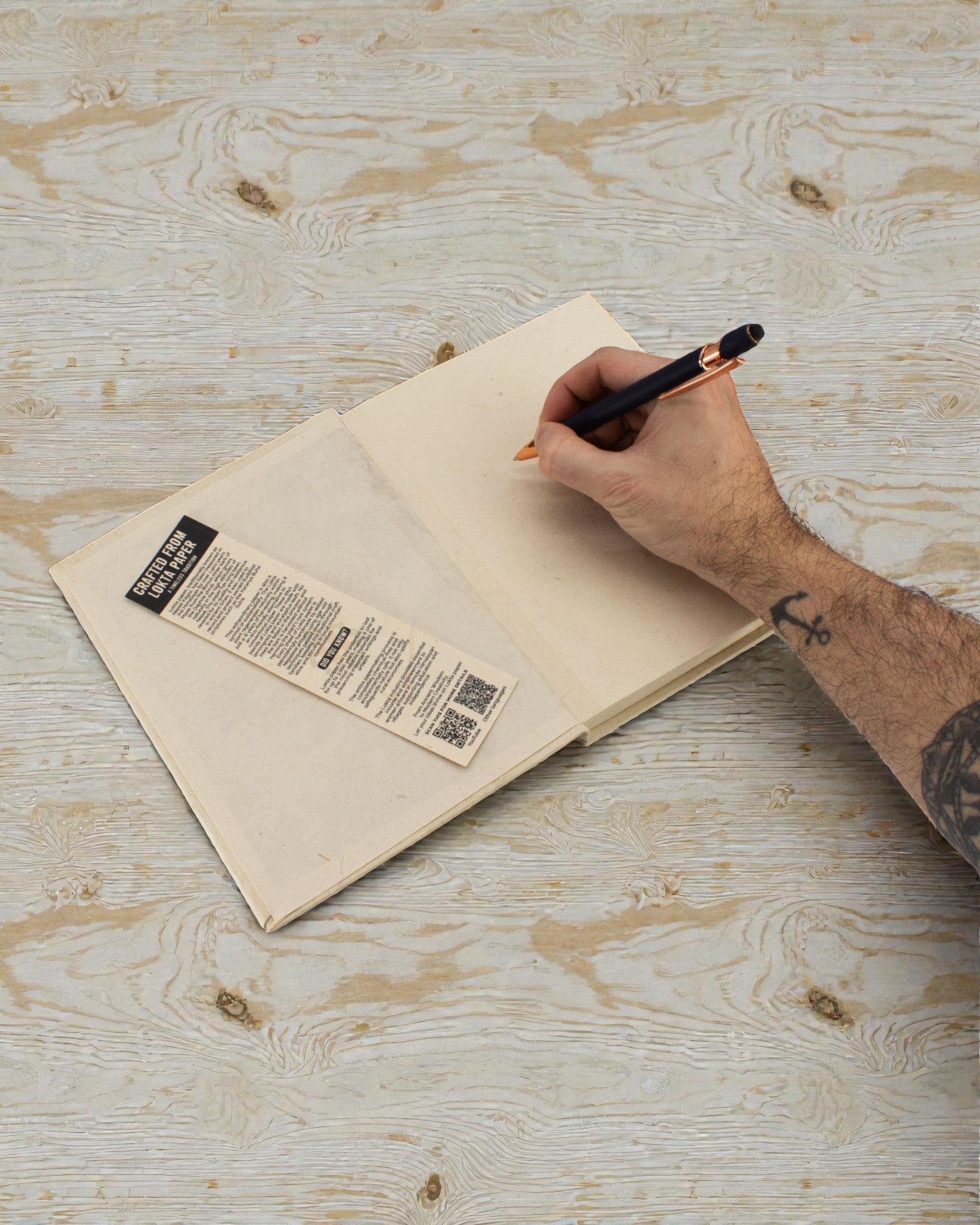 Duży Notatnik Lokta Inspiracje – Zanotuj to (21 x 15 cm, 45 kartek)