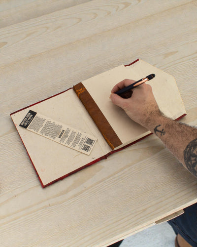 Umělecký zápisník Lokta Ruby Bloom – Odvážné květy (45 listů, 21 x 15 cm)