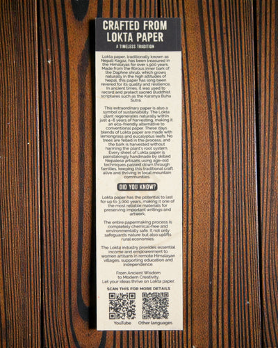 Barevné dlaždice Harmonie – střední zápisník Lokta s motivem mini kachliček 15 × 12 cm, 45 listů