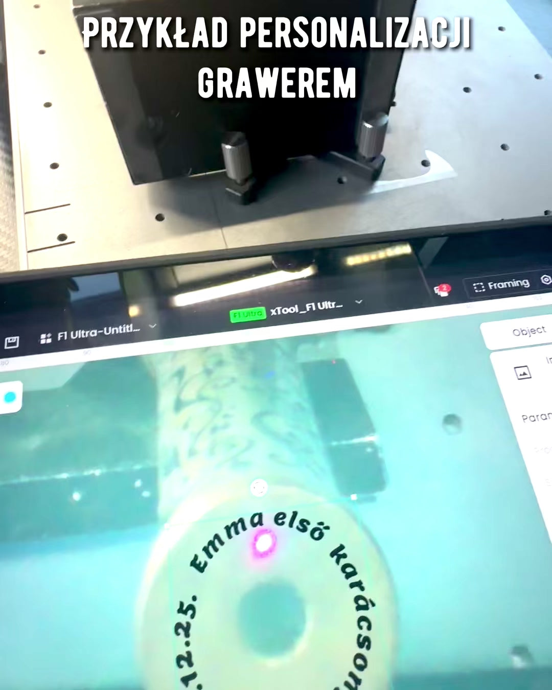 Kaleidoskop Vintage „Smaragdové sny”, 15 cm – ručně vyrobený, možnost personalizace gravírováním jako dárek