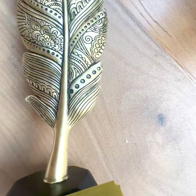 Zlaté dekorativní pero 30,7 cm s možností gravírování
