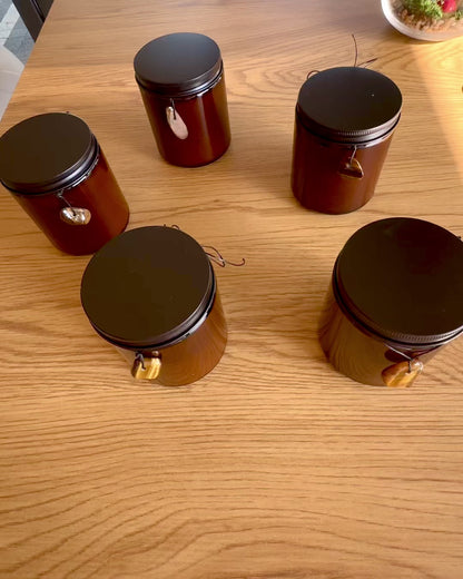 Intenční svíčka Tygrysí Síla – Sebevědomí a prosperita, 250 ml, možnost personalizace víčka jako dárek