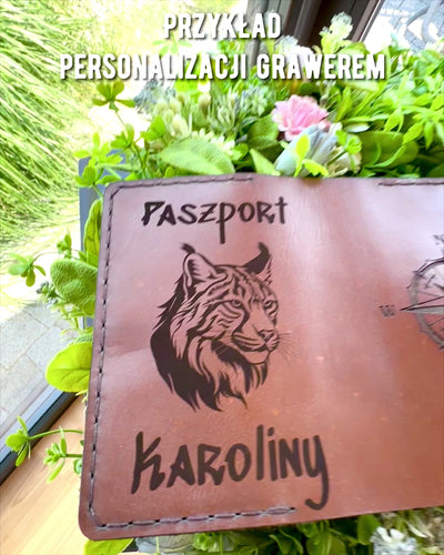 Pouzdro "Cestovatele" - Kožené pouzdro na pas, personalizace gravírováním - 2 barevné varianty