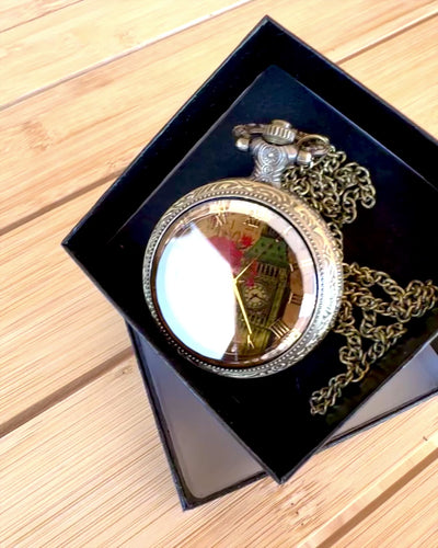 Kapesní hodinky "Vintage Charm" personalizace gravírováním jako dárek