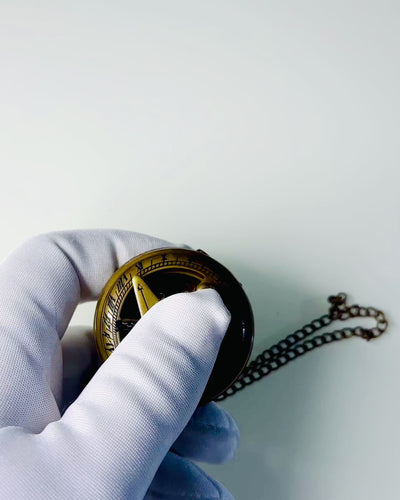 Kompas Nawigacyjny Podróżnika z grawerem, personalizacja – Rękodzieło Indyjskich Rzemieślników