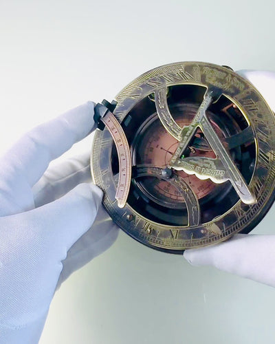 Antický prémiový navigační kompas s možností gravírování – ručně vyrobený