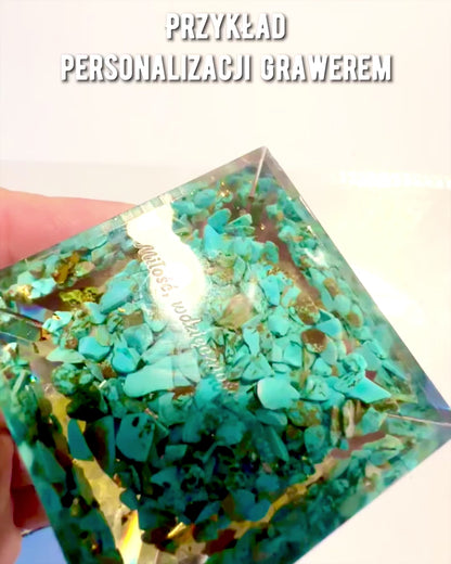Orgonitová energetická pyramida "Mystic Aura"