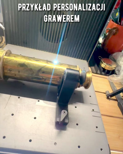 Královský dalekohled „Voyager 1818” – Exkluzivní, mosazný, 83 cm, ručně vyrobený, pouzdro z přírodní kůže – Sběratelská edice, personalizace gravírováním jako dárek