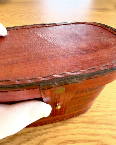 Lornetka z etui skórzanym Victorian's Eye, 11 cm Mosiężna, Ręcznie zdobiona, personalizacja grawerem na prezent