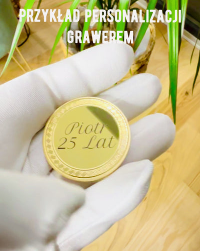 Prázdná Mince Výzvy s Možností Personalizace Gravírováním – Sběratelská, 40mm, čtyři modely