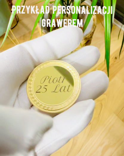 Prázdná Výzvová Mince s Možností Personalizace Gravírováním – Sběratelská, 40mm, tři modely