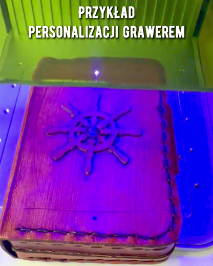 „Námořnické Pouzdro“ – Ručně Vyrobené Pouzdro na Kapesní Hodinky nebo Kompas s Možností Personalizace