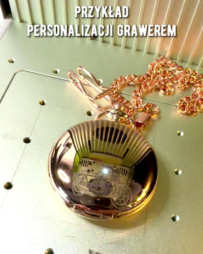 Kapesní hodinky v klasickém stylu – Růžové zlato, Vintage elegance