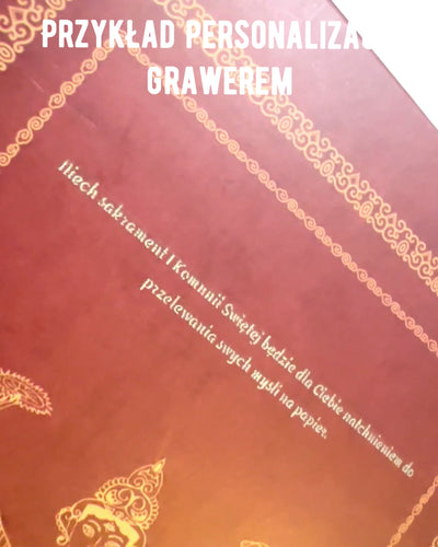 Vintage hnědý zápisník s ozdobným obalem ve stylu retro – Zápisník průzkumníka – Hnědý, Vintage