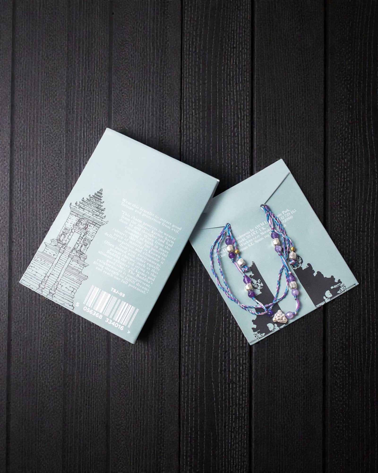 Świątynna Bransoletka Sznurkowa Lucky Karma – Ochrona i Szczęście