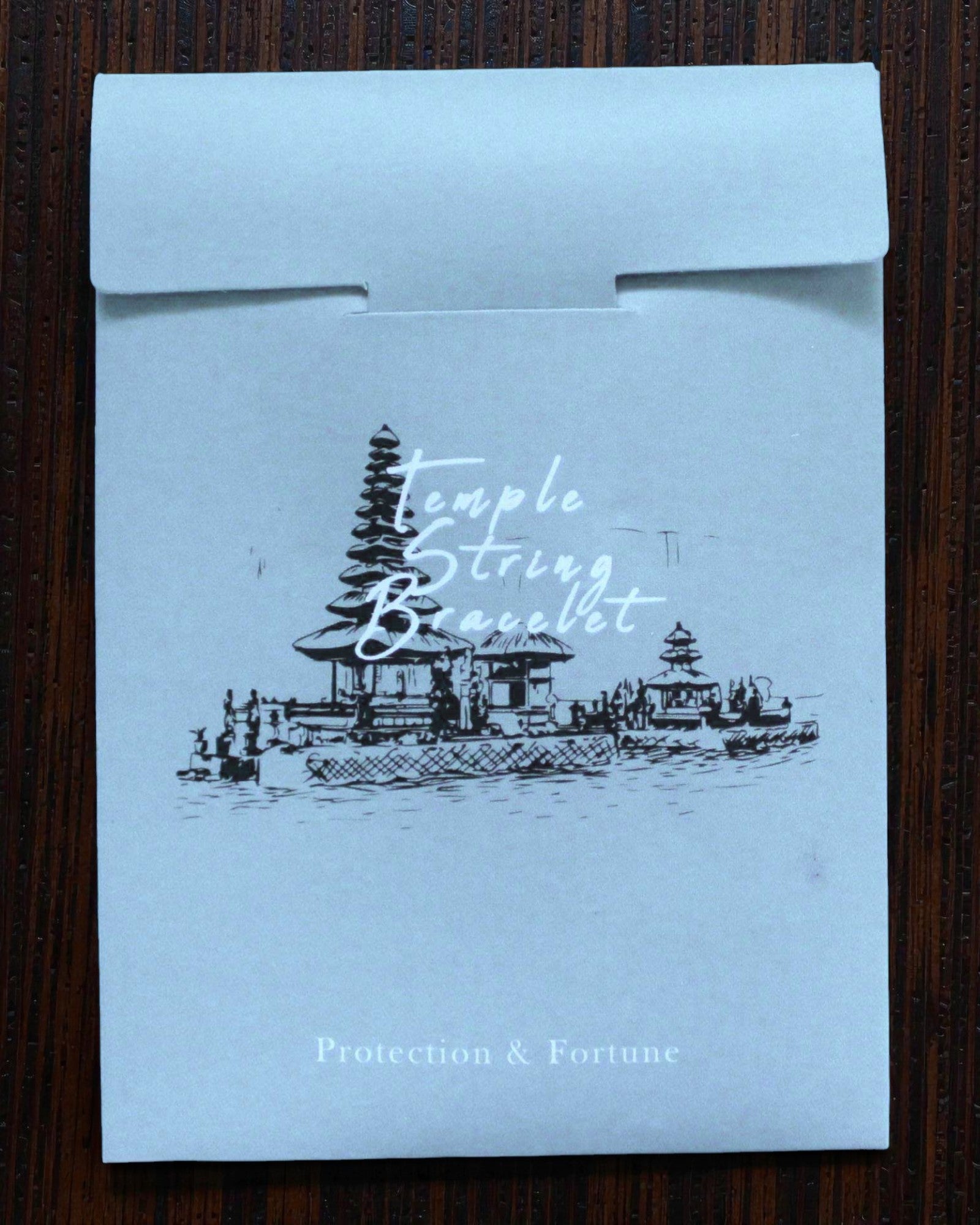 Świątynna Bransoletka Sznurkowa Lucky Karma – Ochrona i Szczęście