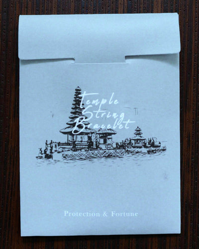 Świątynna Bransoletka Sznurkowa Lucky Karma – Ochrona i Szczęście