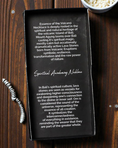 Náhrdelník Esence sopky – Duchovní probuzení