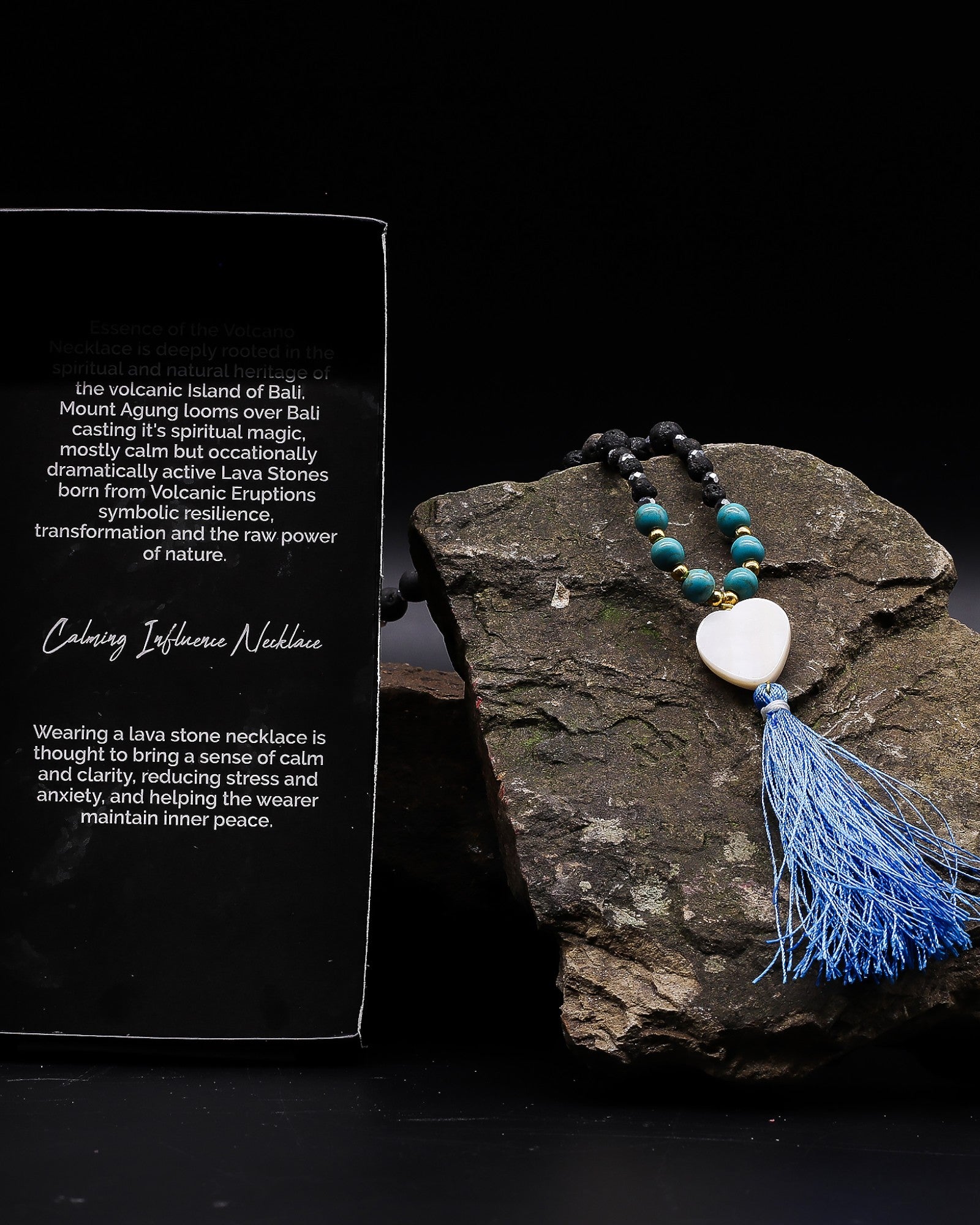 Náhrdelník Essence of the Volcano – uklidňující vliv