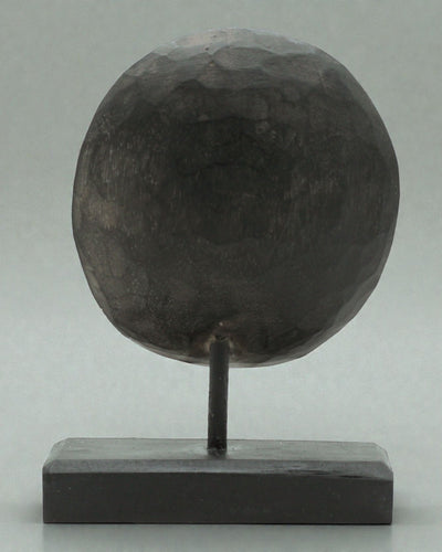 Timorska Maska Strażnik Przodków 27x20 cm – Czarna