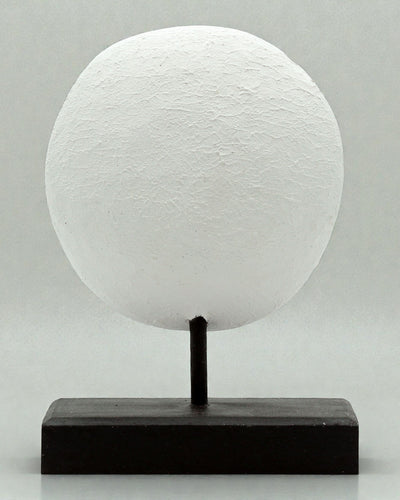 Timorská maska Strážce předků 27x20 cm – Bílá